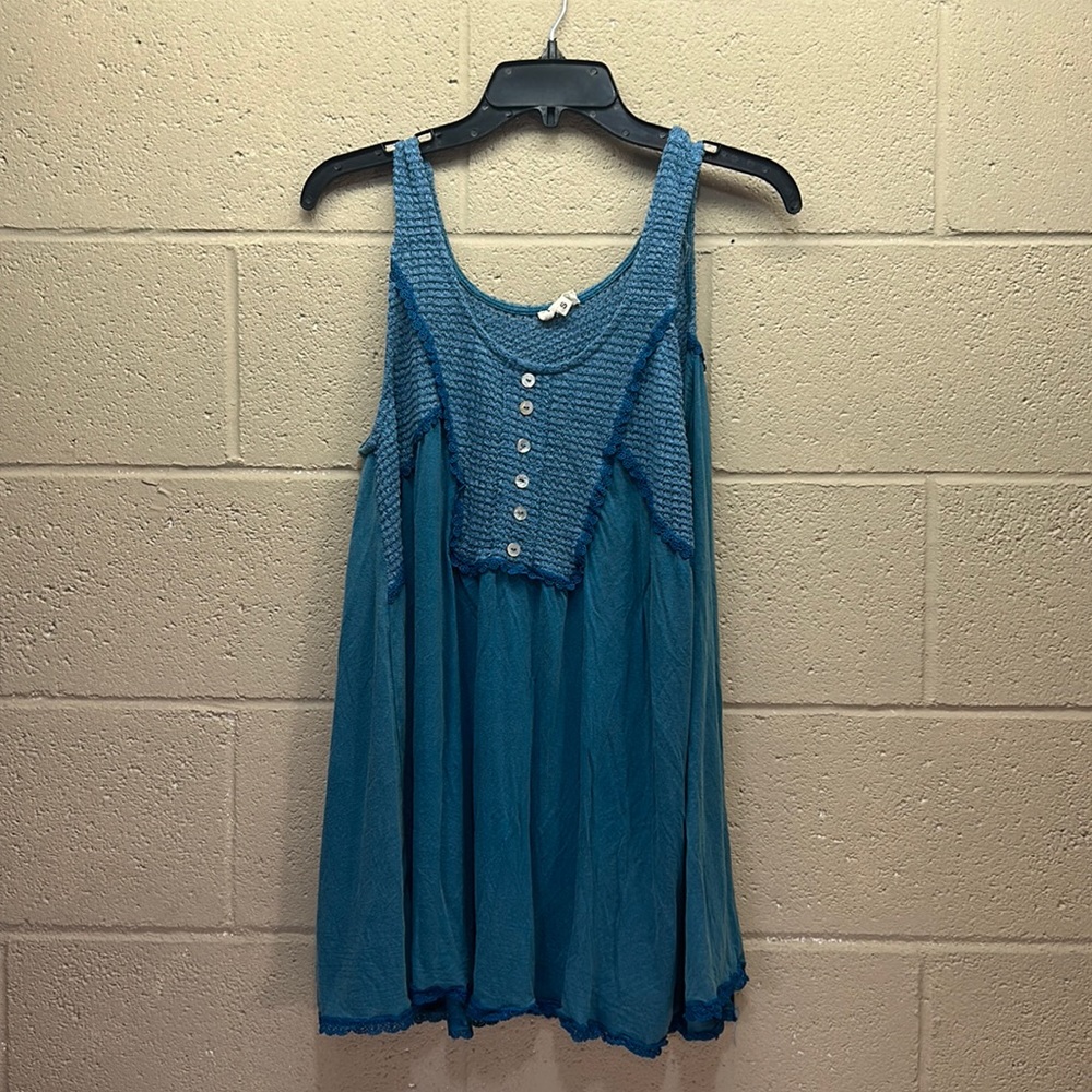 POL Tank Top Blue Oversized Women’s Small